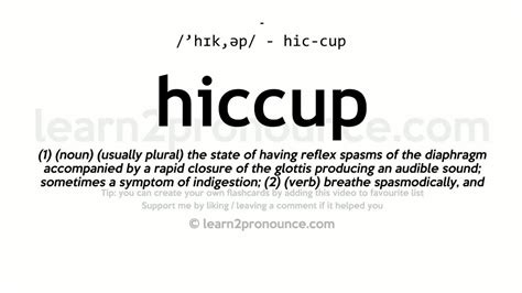 hiccup meaning in tagalog|Translate 'Hiccup' into Tagalog .